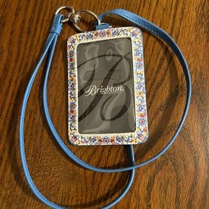 Brighton Leather ID Holder & Lanyard